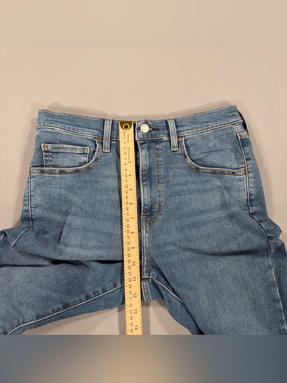 Levi's 720 High Rise Super Skinny 30x28 (Fits 30x27) Medium Wash Stretch Denim - Picture 11 of 13